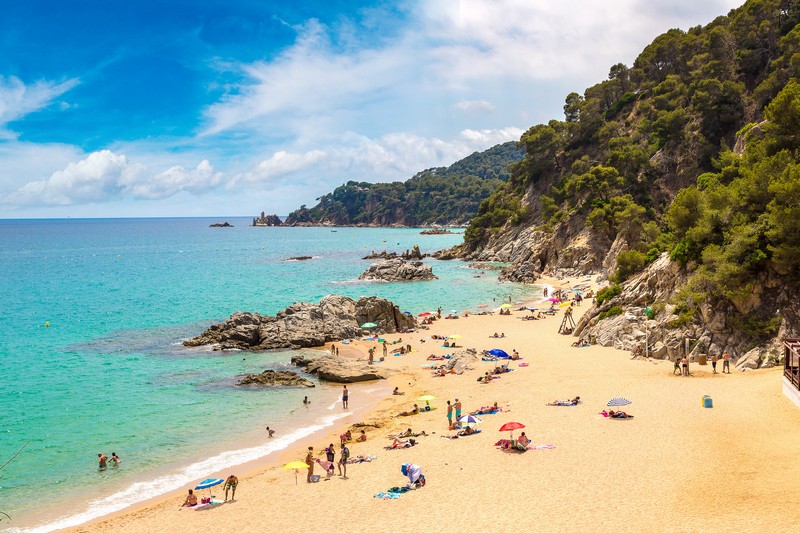 Sunset at Lloret de Mar, Spain